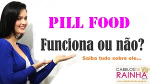 Pill Food para crescimento e fortalecimento dos cabelos