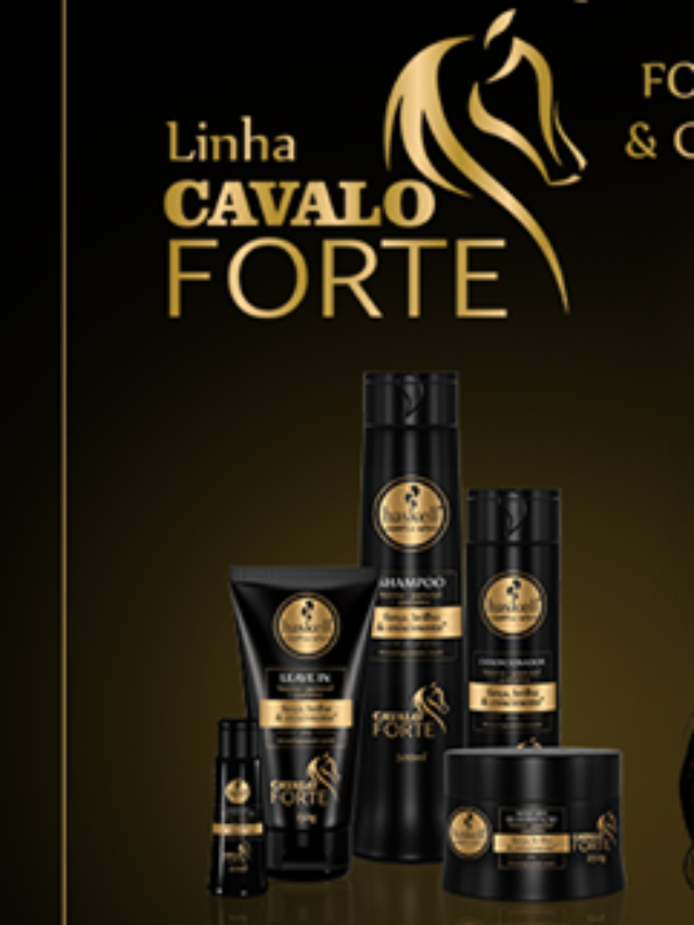 Linha CAVALO FORTE HASKELL: máscara, shampoo e condicionador