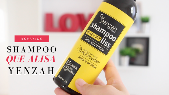 Resenha Shampoo Que Alisa Cabelo Whey Fit Liss Da Yenzah