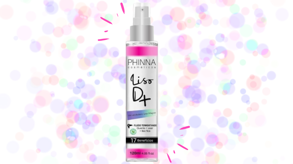 Spray Liso D+ liso mágico da Phinna cosméticos é bom?  Resenha