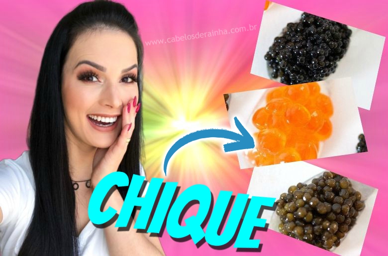 Benefícios do caviar para o cabelo e pele
